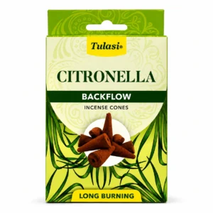 Tulasi Citronella Backflow Incense Cones