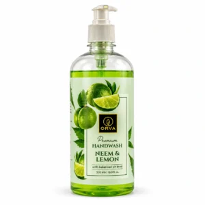 ORVA Premium Handwash Neem & Lemon – 500ml