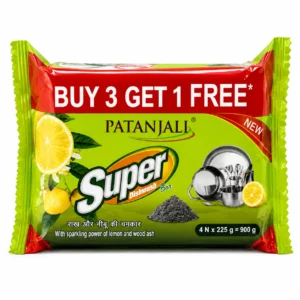 Patanjali Super Dishwash Bar – Buy 3 Get 1 Free Pack