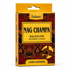 Tulasi Nag Champa Backflow Incense Cones