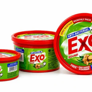 Exo Round Anti-Bacterial Dishwash Bar – Ginger Twist