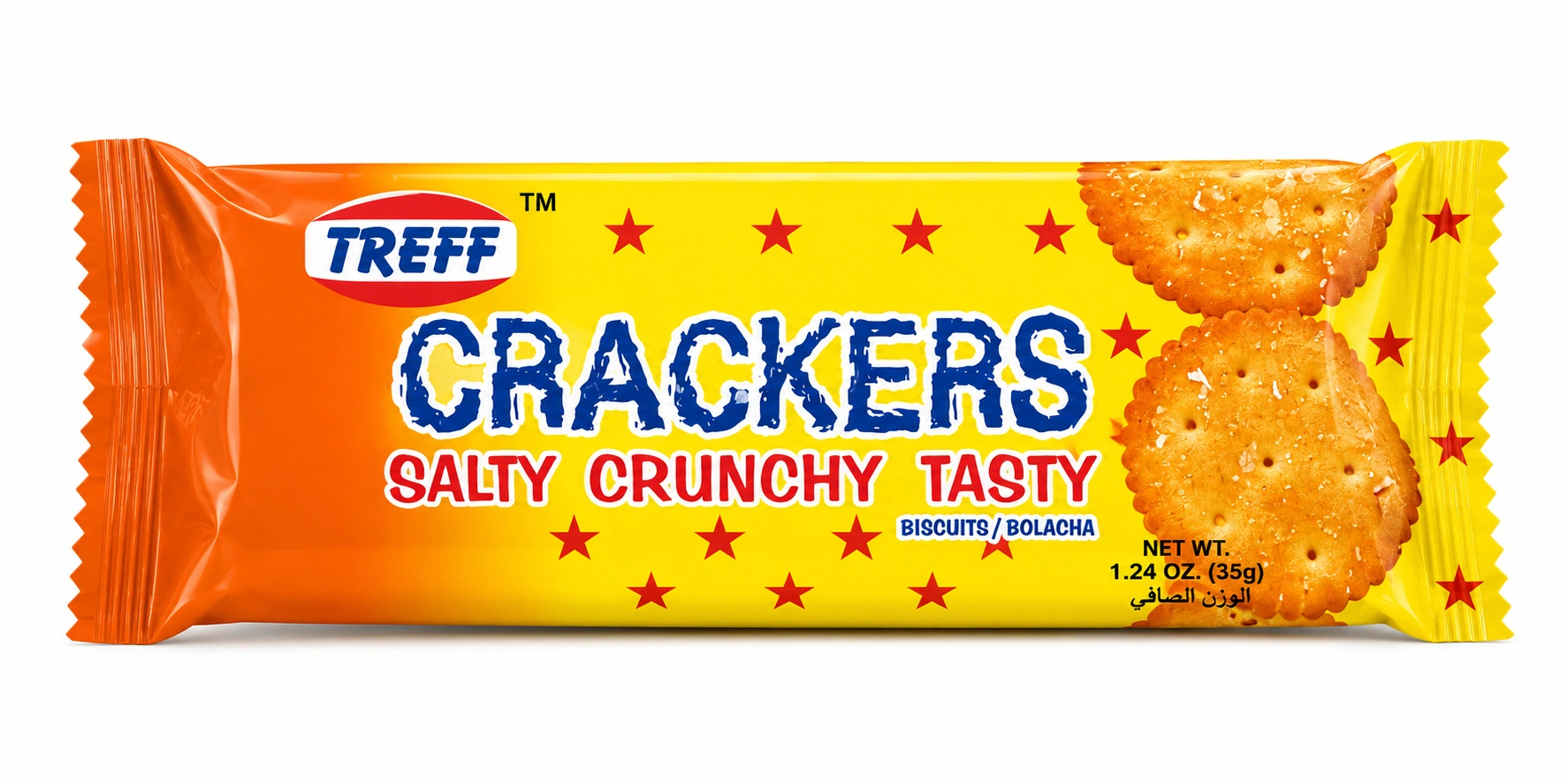 Treff Crackers – Salty Crunchy Biscuits 35g