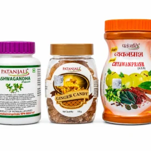 Patanjali Ayurvedic Wellness Collection – Ashwagandha, Ginger Candy & Chyawanprash