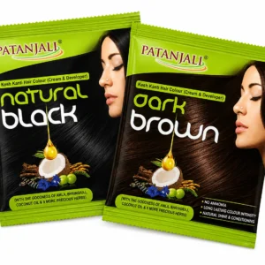 Patanjali Kesh Kanti Hair Colour – Natural Black & Dark Brown