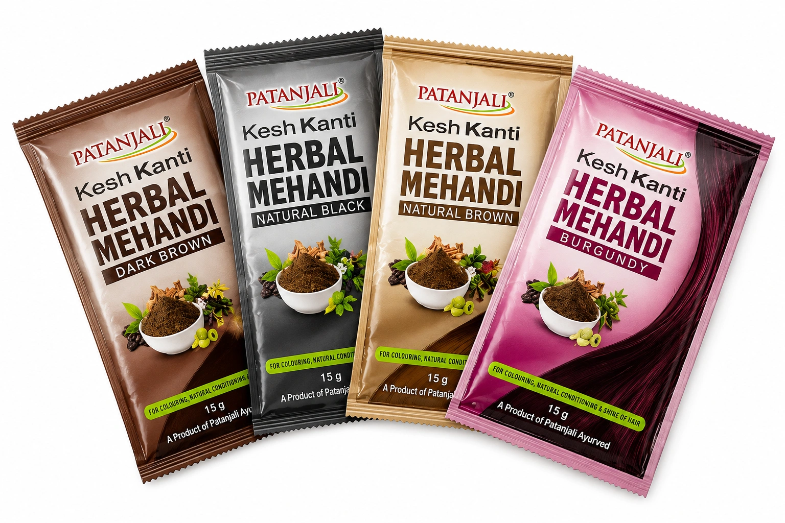 Patanjali Kesh Kanti Herbal Mehandi – Assorted Shades