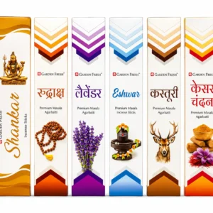 Garden Fresh Premium Masala Incense Sticks – Assorted Fragrances