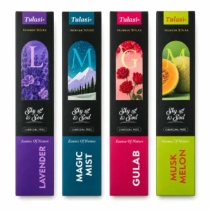 Tulasi Sky & Soil Incense Sticks – Assorted Fragrances